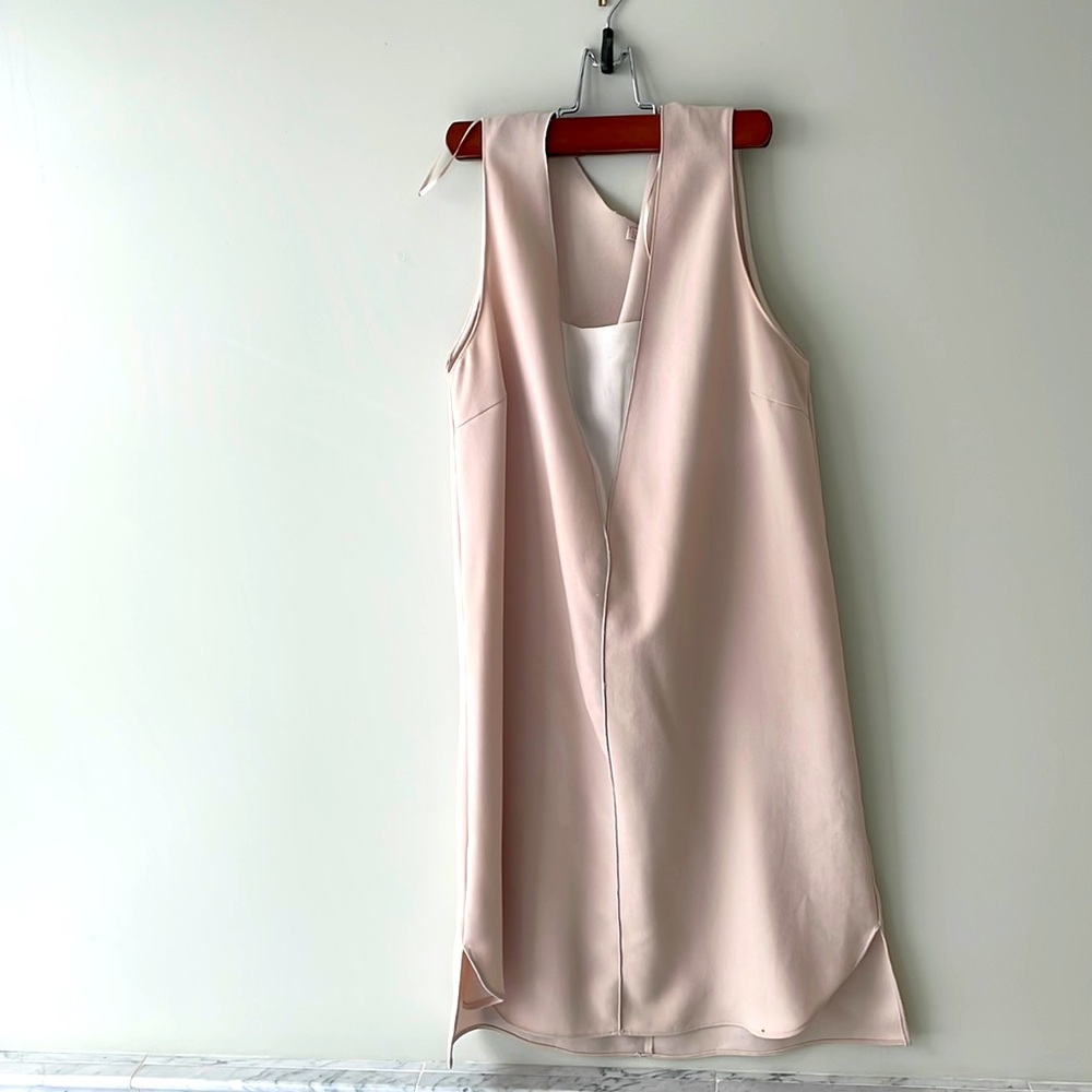 Nude/ beige Zara dress. Like new . Medium